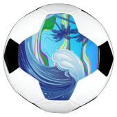 Zee Ocean big Wave Water Voetbal (Gedraaid)