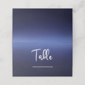 Zee Ocean Blue Modern Minimal Beach Vrijgezellenfe (Buitenkant ongevouwen)