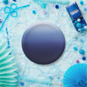 Zee Ocean Blue Modern Minimal Beach Vrijgezellenfe Papieren Bordje (Feest)