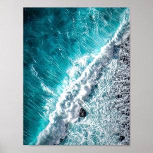ZEE OCEAN WAVE FOTOGRAPHIC POSTER