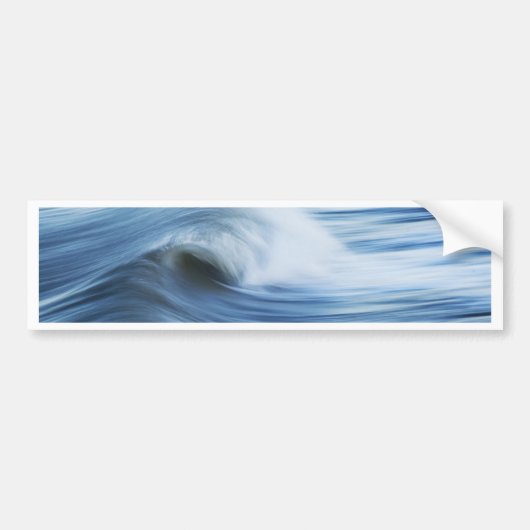 Zee Ocean Waves Bumpersticker (Voorkant)
