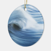 Zee Ocean Waves Keramisch Ornament (Links)