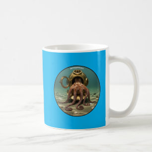 Zee Octopus In Een Duikhelm URM Koffiemok