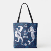 Zee of Love Poster Draagtas (Achterkant)