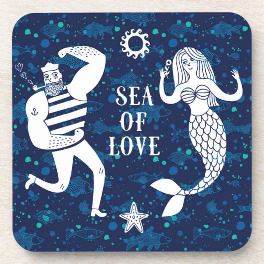 Zee of Love Poster Onderzetter (Voorkant)