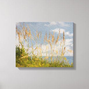 Zee olieslakken van haver canvas afdruk