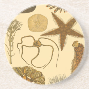 Zee onder water zandsteen onderzetter