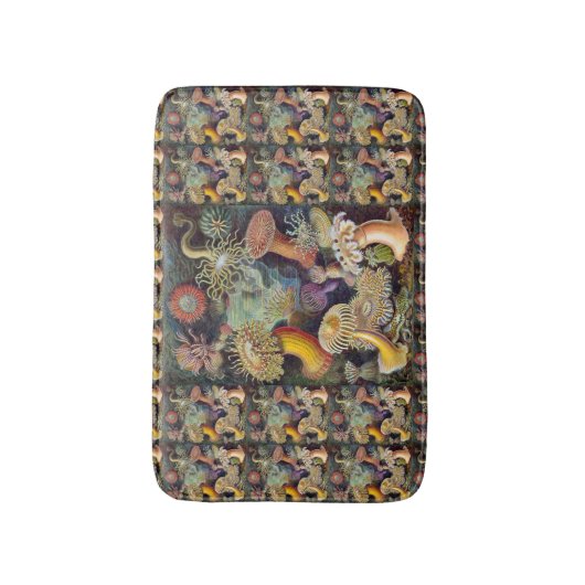 Zee onderwater Anemones door Ernst Haeckel Badmat (Voorkant Verticaal)