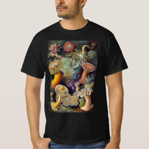  Zee onderwater Anemones door Ernst Haeckel T-shirt