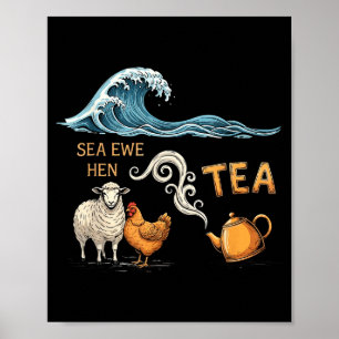Zee Ooi Hen Thee Grappige Grap Zeggende Quote Mann Poster