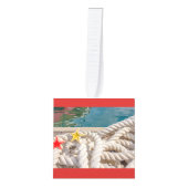 zee op blok ornament (Voorkant)