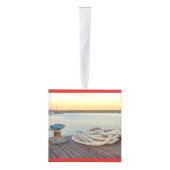 zee op blok ornament (Rechts)