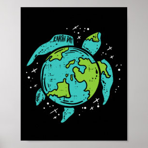 Zee op de Aarde: bespaar onze Mannen in de oceaan Poster