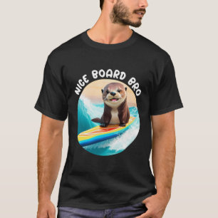 Zee Otter 841 Surfplankdief California Surfer So T-shirt