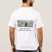 Zee Otter Anti-Pollution T-shirts (Achterkant)