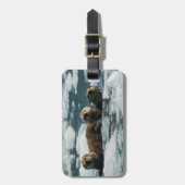 Zee Otter Bagagelabel (Voorkant verticaal)