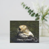 Zee Otter Briefkaart (Staand voorkant)