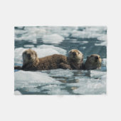 Zee Otter Fleece Deken (Voorkant (Horizontaal))