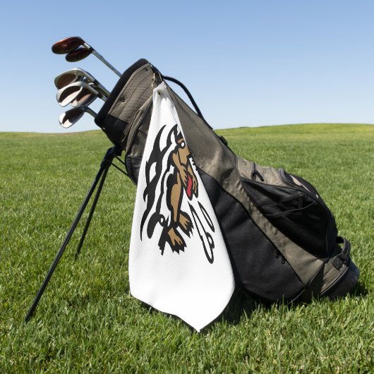 Zee otter Golf Towels Golfhanddoek (Groen)