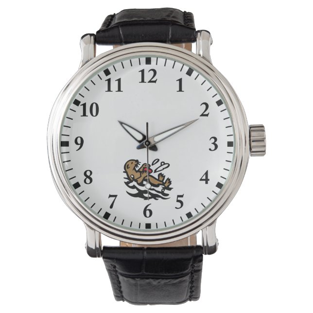 Zee otter horloge (Voorkant)