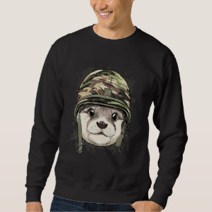 Zee Otter Militaire Soldaat Veterans Dag Marine An Trui