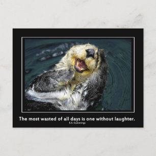Zee otter motivatie briefkaart