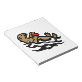 Zee otter notitieblok (Schuin)