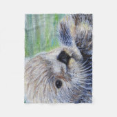 Zee Otter Painting Fleece Deken (Voorkant)