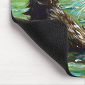 Zee Otter Painting Muismat (Hoek)