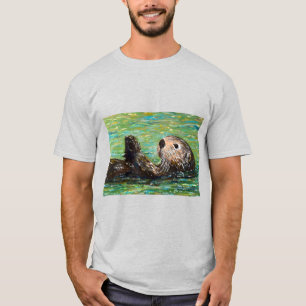 Zee Otter Painting T-shirt