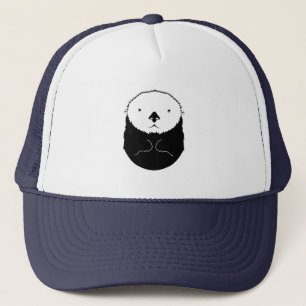 Zee Otter Silhouette Trucker Pet