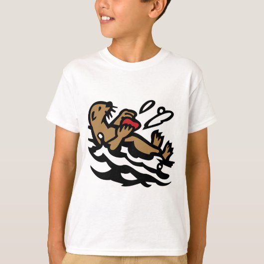 Zee otter t-shirt (Voorkant)