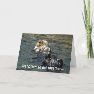 Zee Otter Wenskaart Kaart