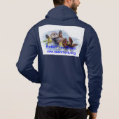 Zee Otter Zipped Hoodie (Achterkant)