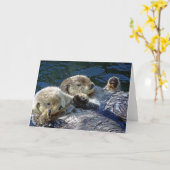 Zee-otterkaart Kaart (Gele Bloem)