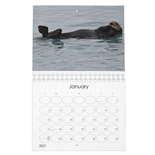 Zee Otterliscious 2013 Agenda Kalender (Jan 2027)