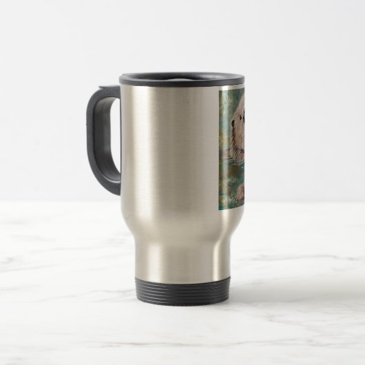 Zee Otters Reisbeker (Voorkant links)