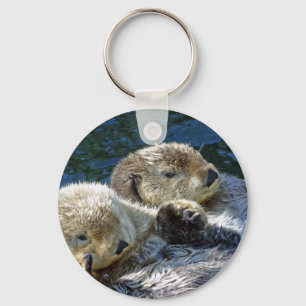 Zee-otters Sleutelhanger