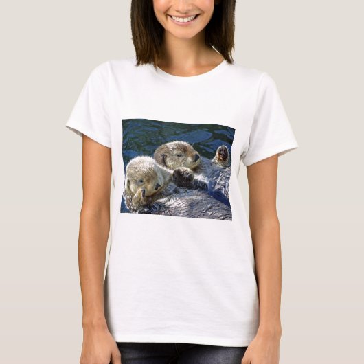 Zee-otters T-shirt (Voorkant)