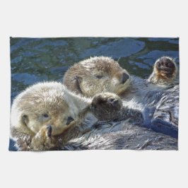 Zee-otters Theedoek