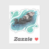 Zee Otters Vinyl Sticker (Vel)