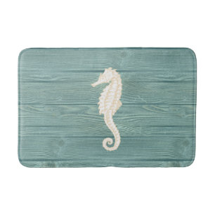Zee Paard Aqua Wood Bath Rug Badmat