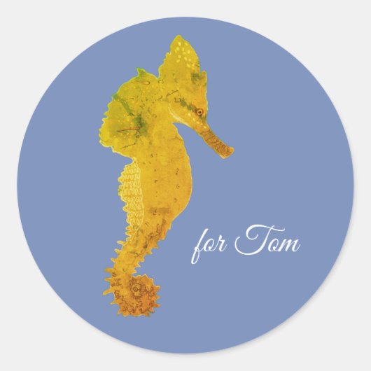 Zee Paard Party Sticker (Voorkant)