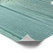 Zee Paarden  Aqua Poster (Hoek)