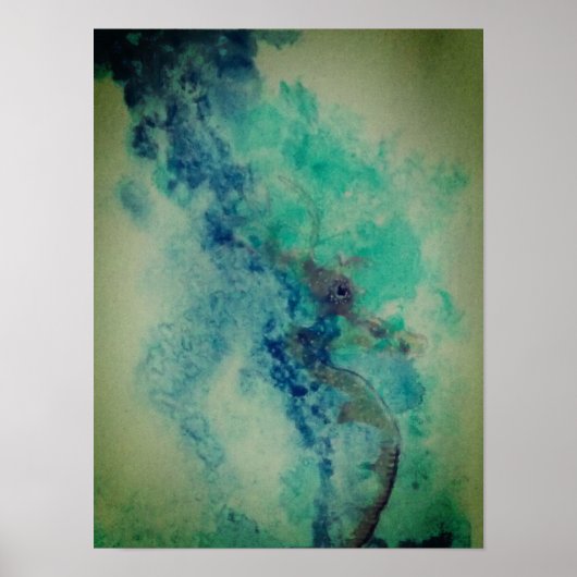 Zee paarden poster (Voorkant)