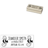 Zee Paardenzeestrand - Levensadres Rubberstempel (Gestempeld)