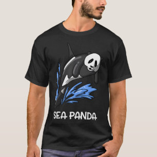 Zee Panda Grappige Orka Walvis En Panda Beer T-shirt