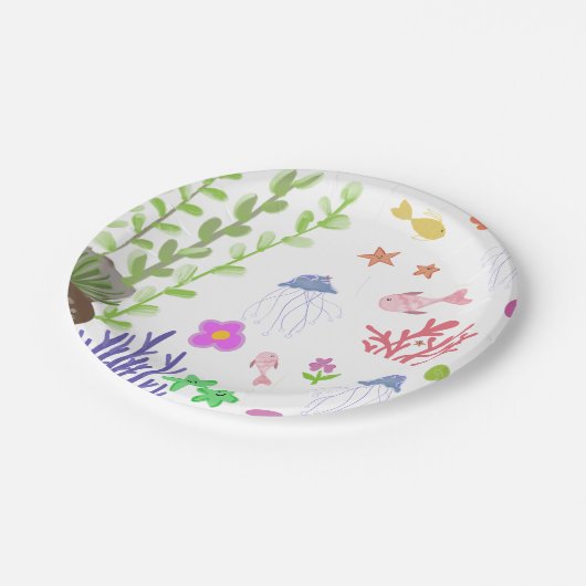 zee papieren bordje (Gekanteld)