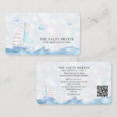 *~* Zee pastel Visitekaartje (Voorkant / Achterkant)