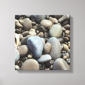 Zee Pebbles Italië Canvas Afdruk